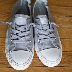 Converse Chuck Taylor All Star Low-Top Shoreline Slip-on Sneaker Gray/White 6.5